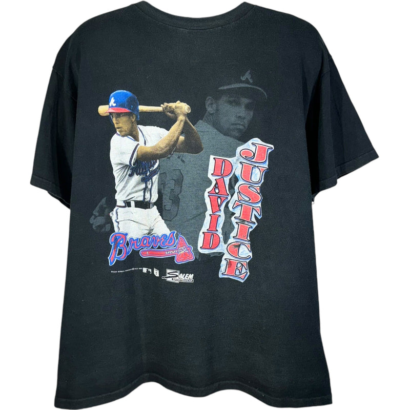 Vintage Atlanta Braves David Justice MLB Tee