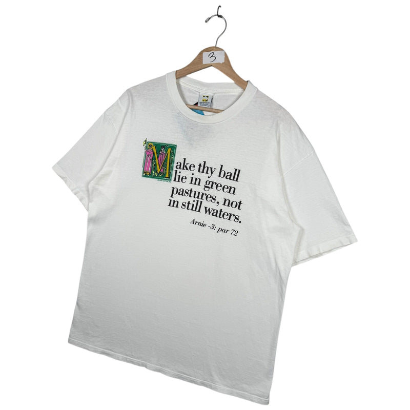Vintage Golf Arnie Palmer Par 72 Quote T-Shirt