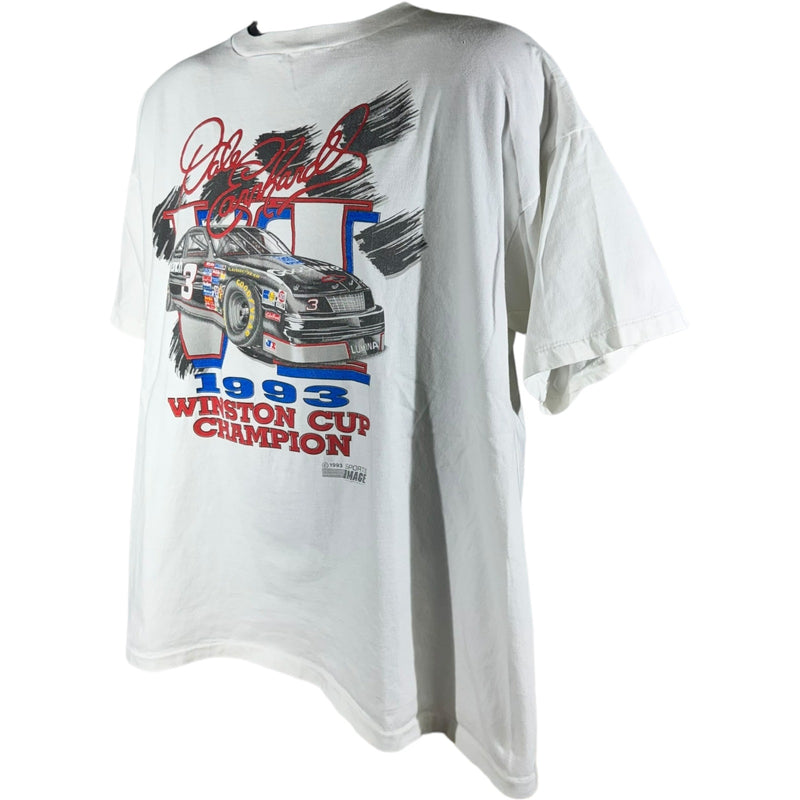 Vintage NASCAR Dale Earnhardt Winston Cup Champion Tee 1993