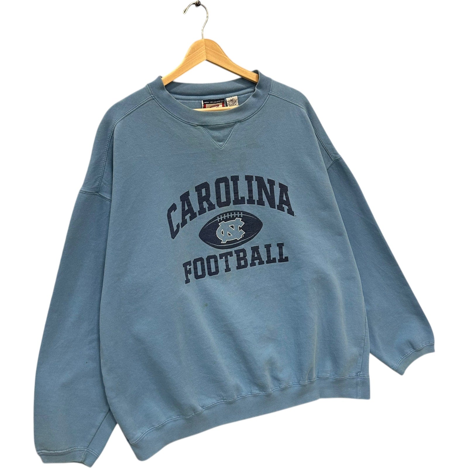 Vintage University Of North Carolina Football Crewneck