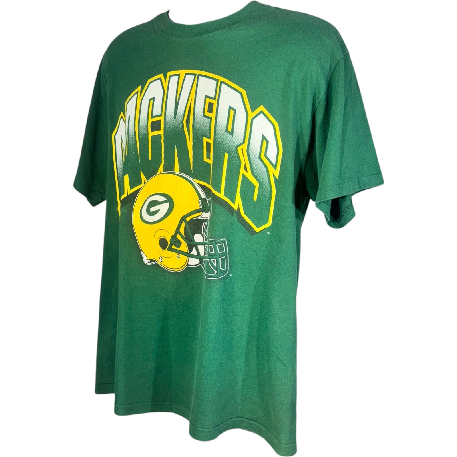 Vintage Green Bay Packers Helmet NFL Tee