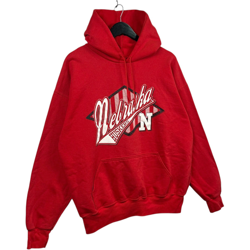 Vintage University Of Nebraska Huskers Spellout Hoodie