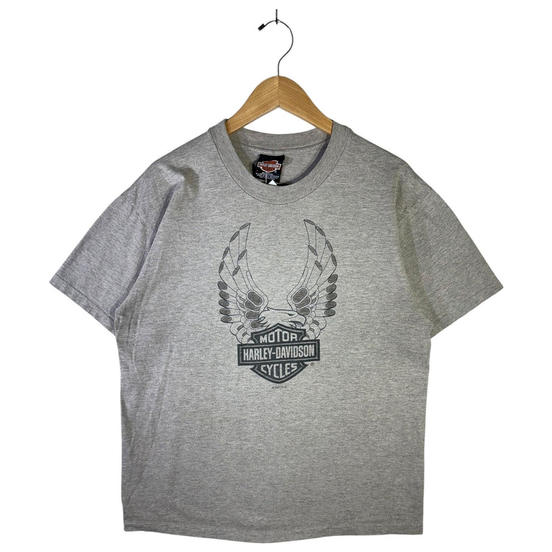 Vintage Harley Davidson Lighthouse Huntington Graphic T-Shirt