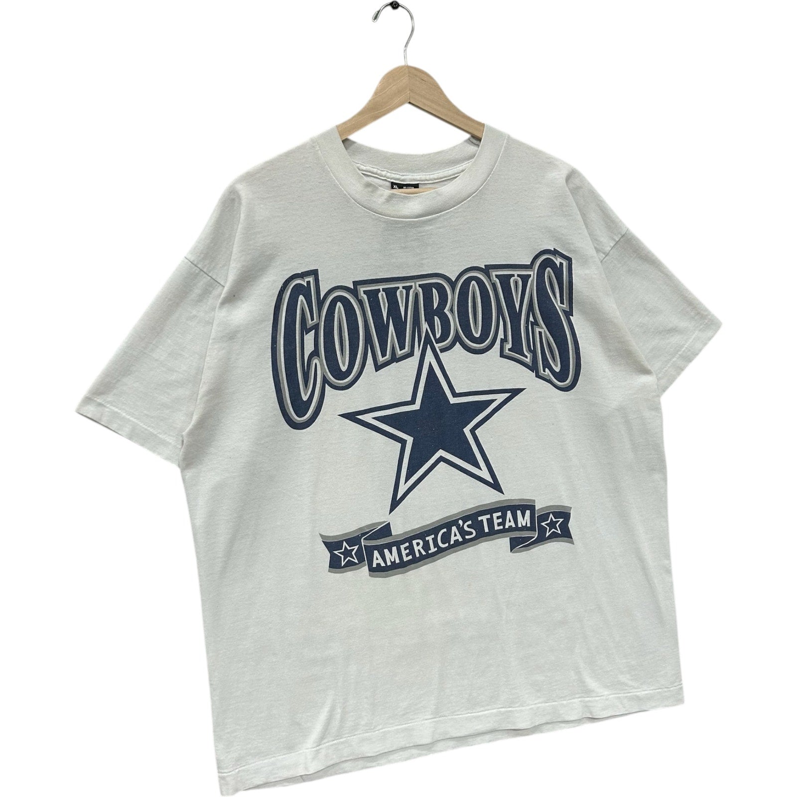 Vintage Dallas Cowboys Troy Aikman #8 Spellout NFL Tee