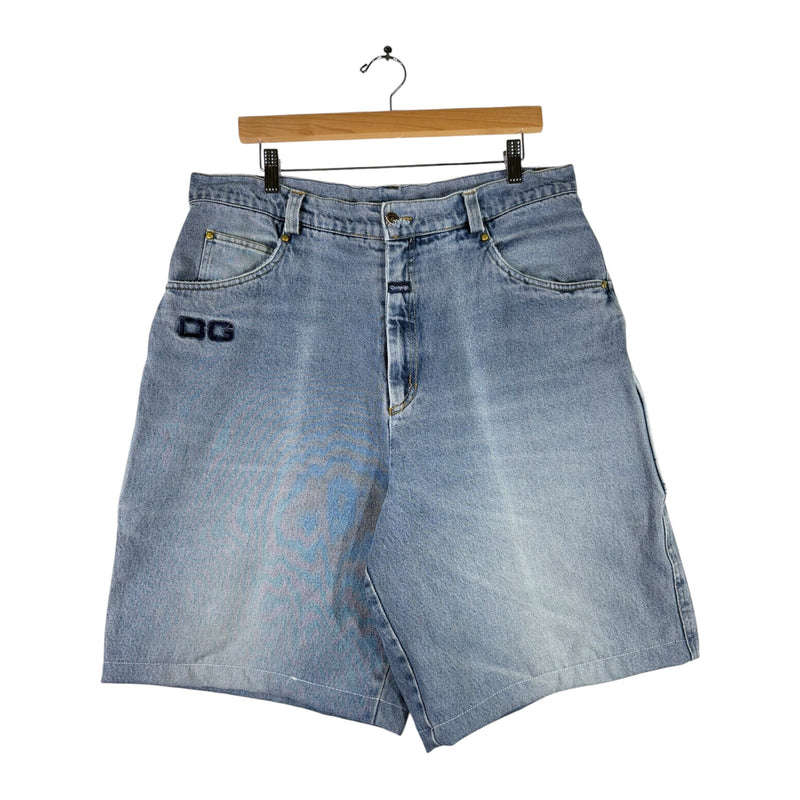 Vintage Delgrifo Italy Denim Carpenter Shorts 35