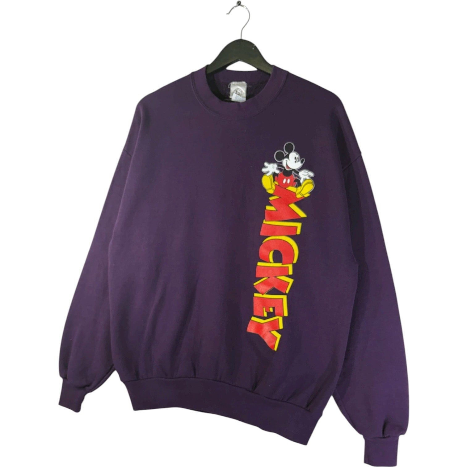 Vintage Disney Mickey Mouse Vertical Logo Crewneck