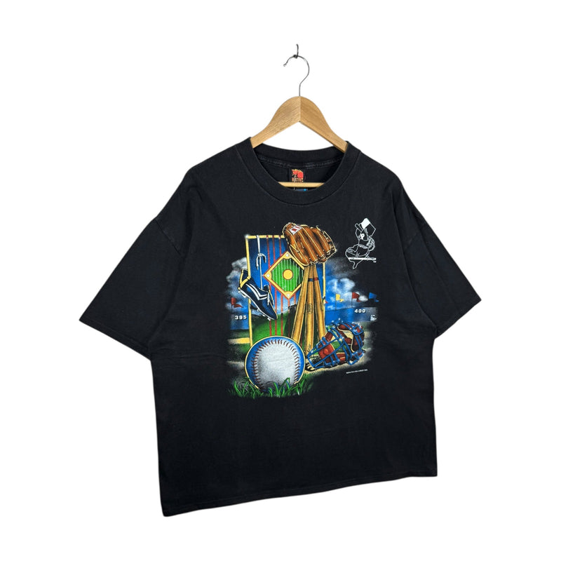 Vintage Baseball Sports Equipment Graphic T-Shirt