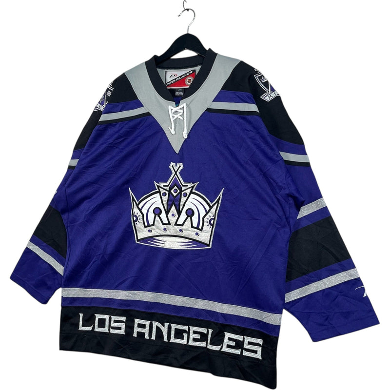 Vintage Pro Player Los Angeles Kings Logo Spellout NHL Jersey