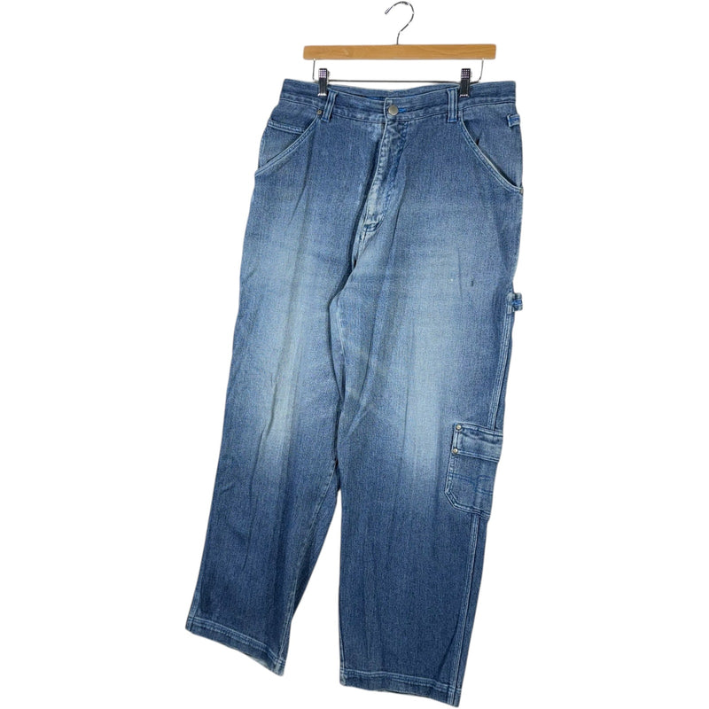 Vintage Clench Jeans Baggy Cargo Carpenter Pants 34x31