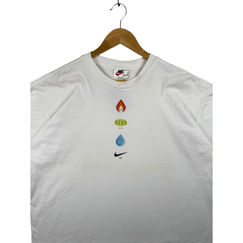 Vintage Nike Just Do It Fire Earth Water Air T-Shirt