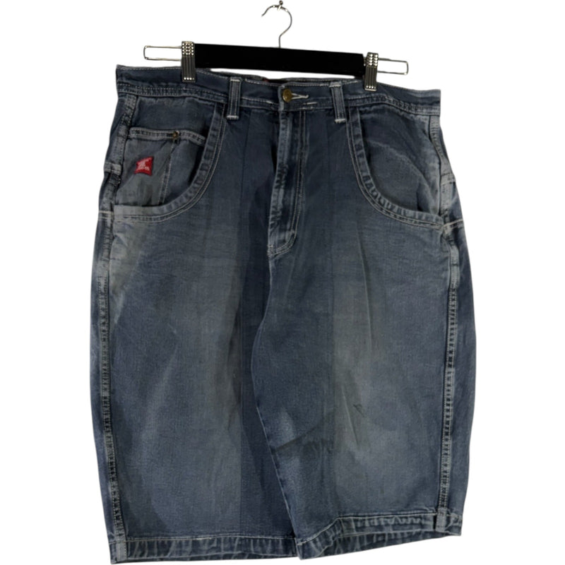Vintage Machine Jeans Co Embroidered Denim Shorts 36