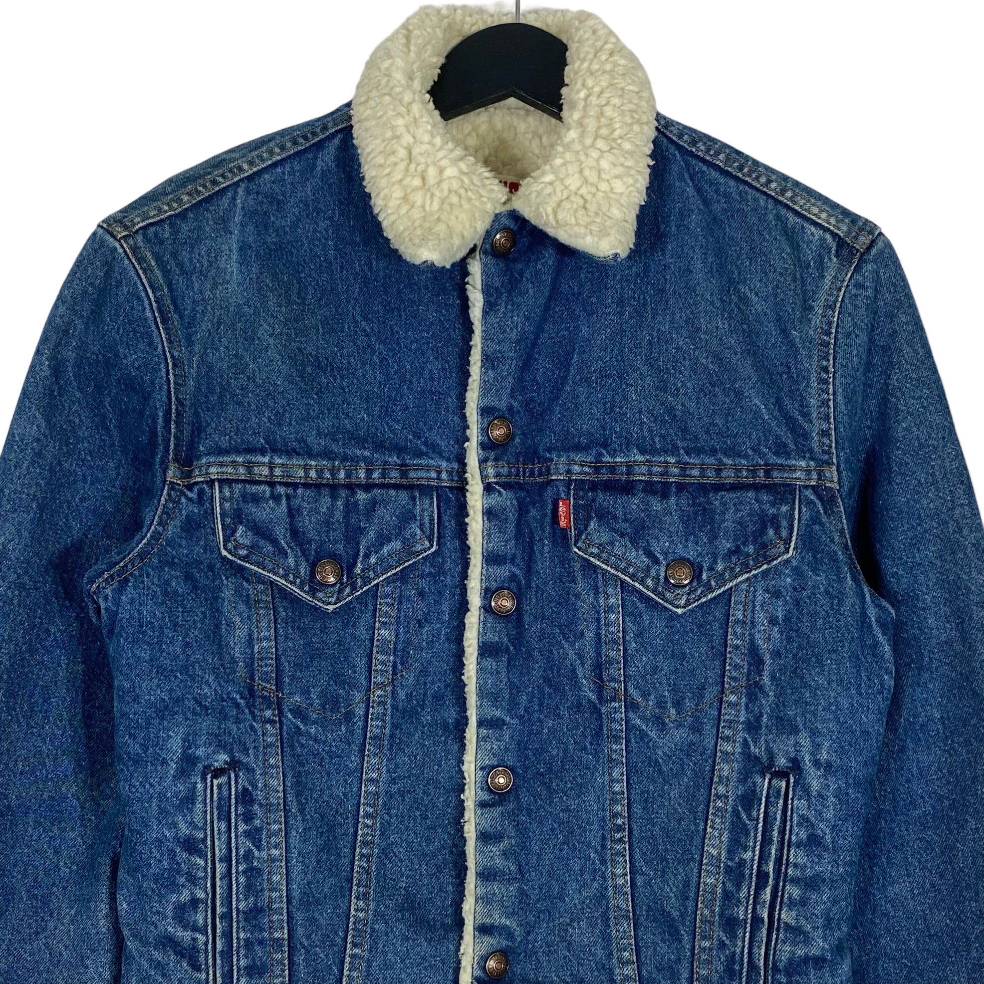 Vintage Levi’s Denim Sherpa Lined Trucker Jacket