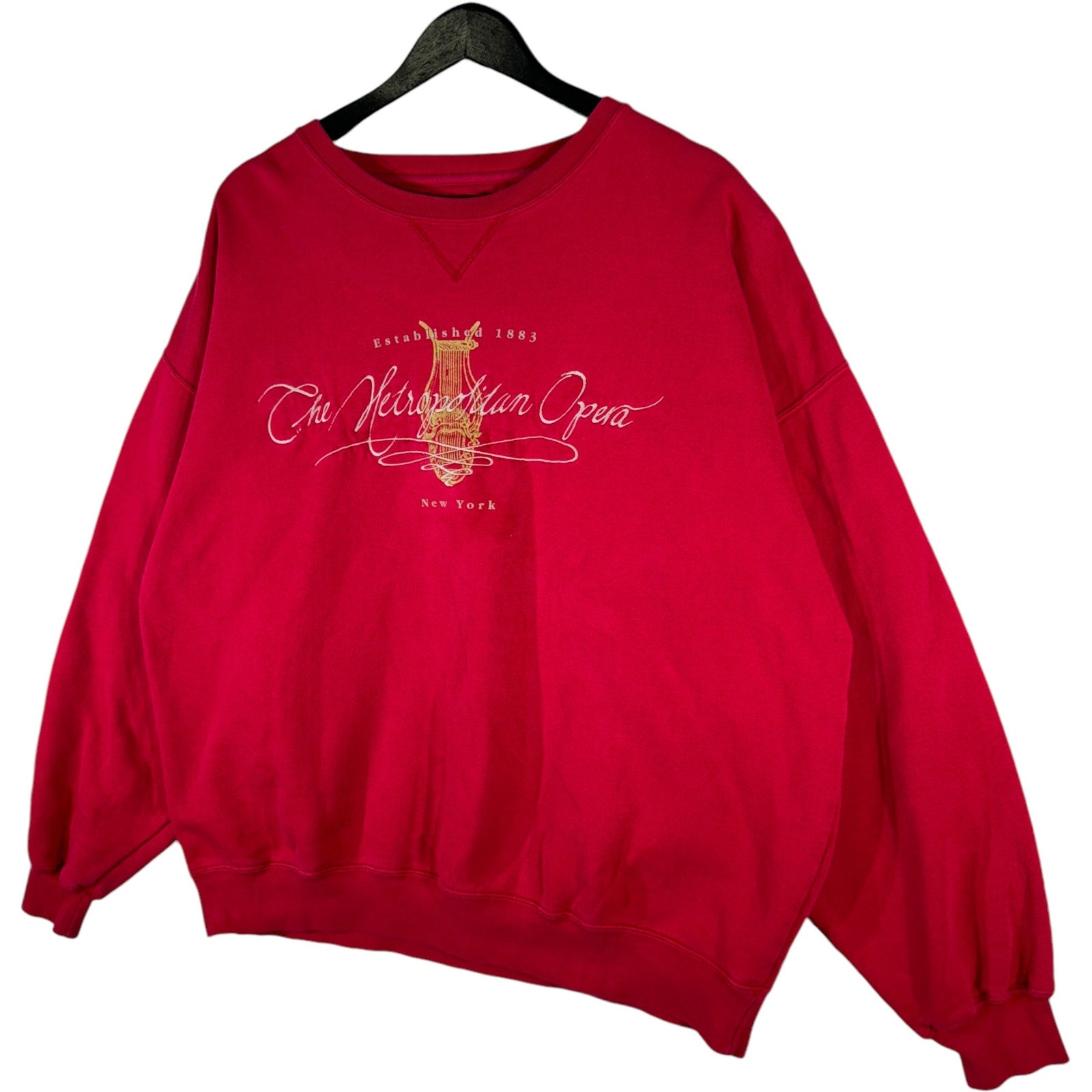 Vintage Embroidered Metropolitan Opera New York Crewneck