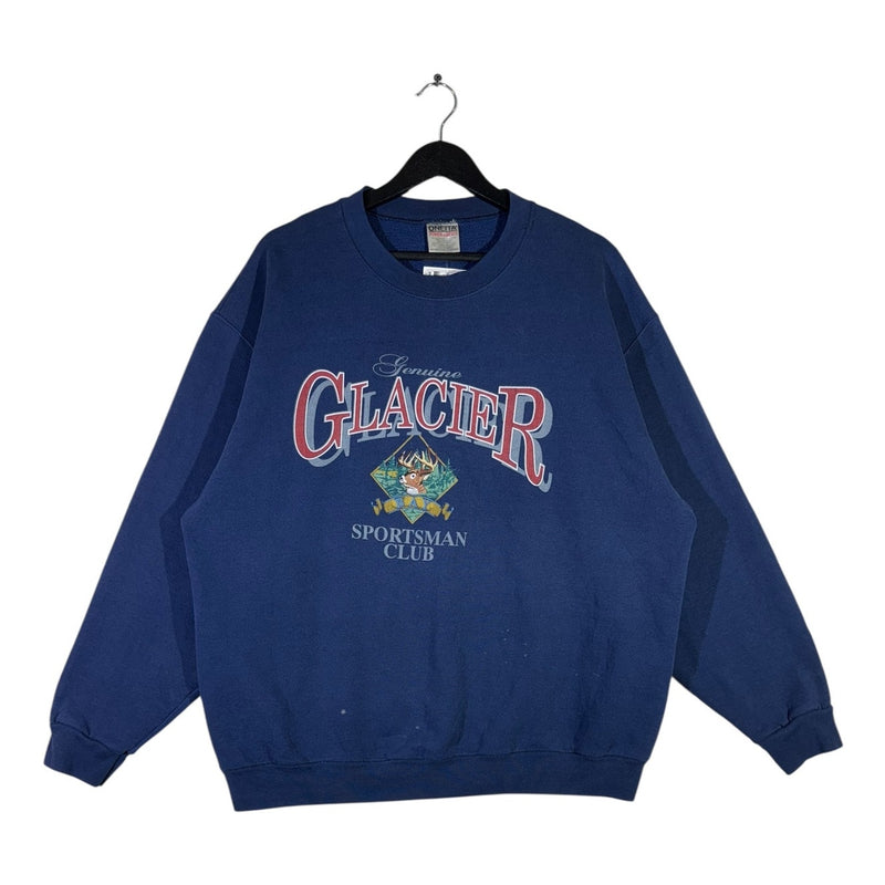 Vintage Genuine Glacier Spellout Crewneck