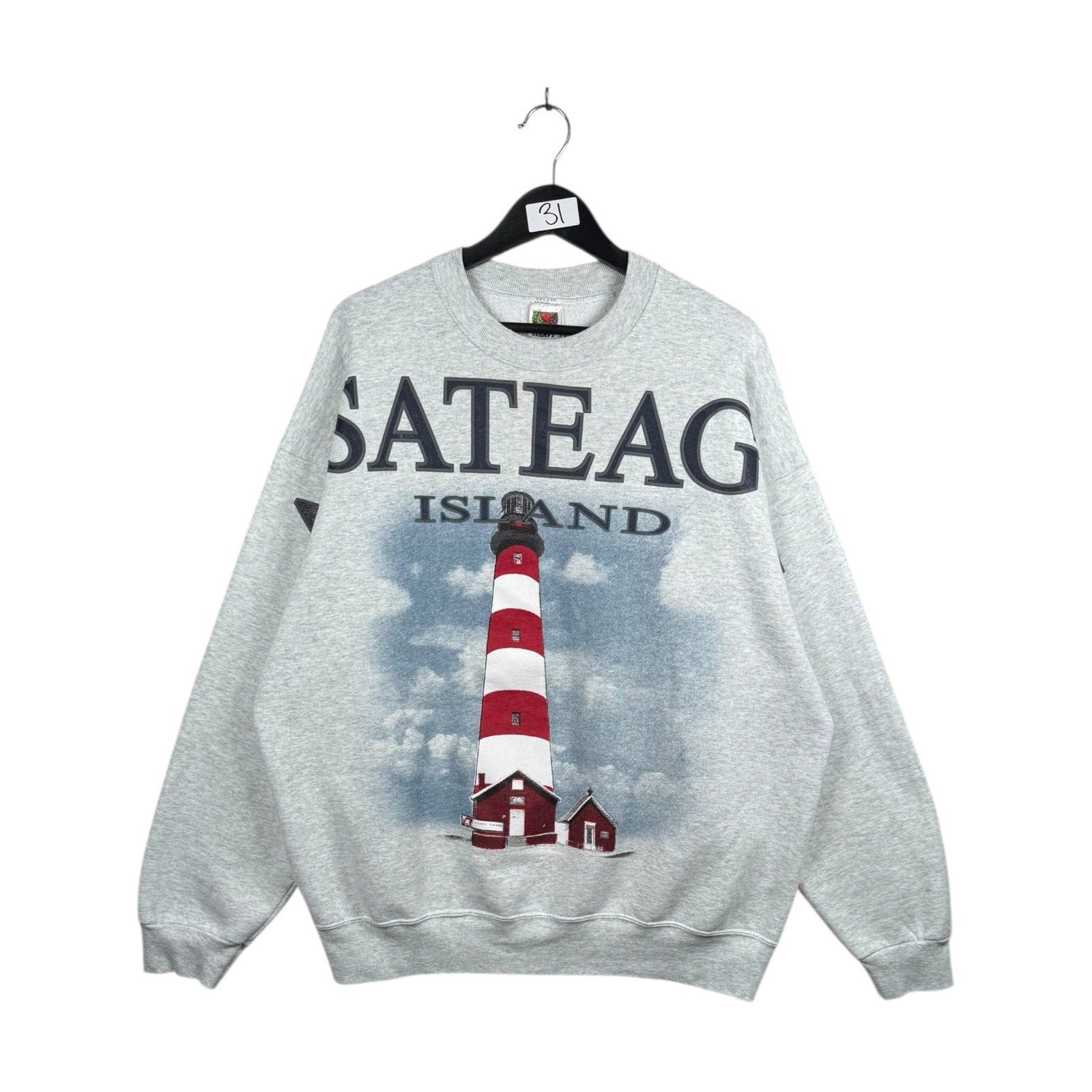 Vintage Chincoteague Island Lighthouse Crewneck