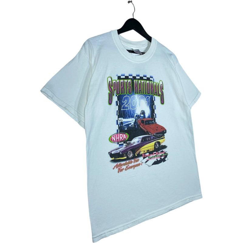 Vintage NHRA Drag Racing Sport Nationals 2001 T-Shirt