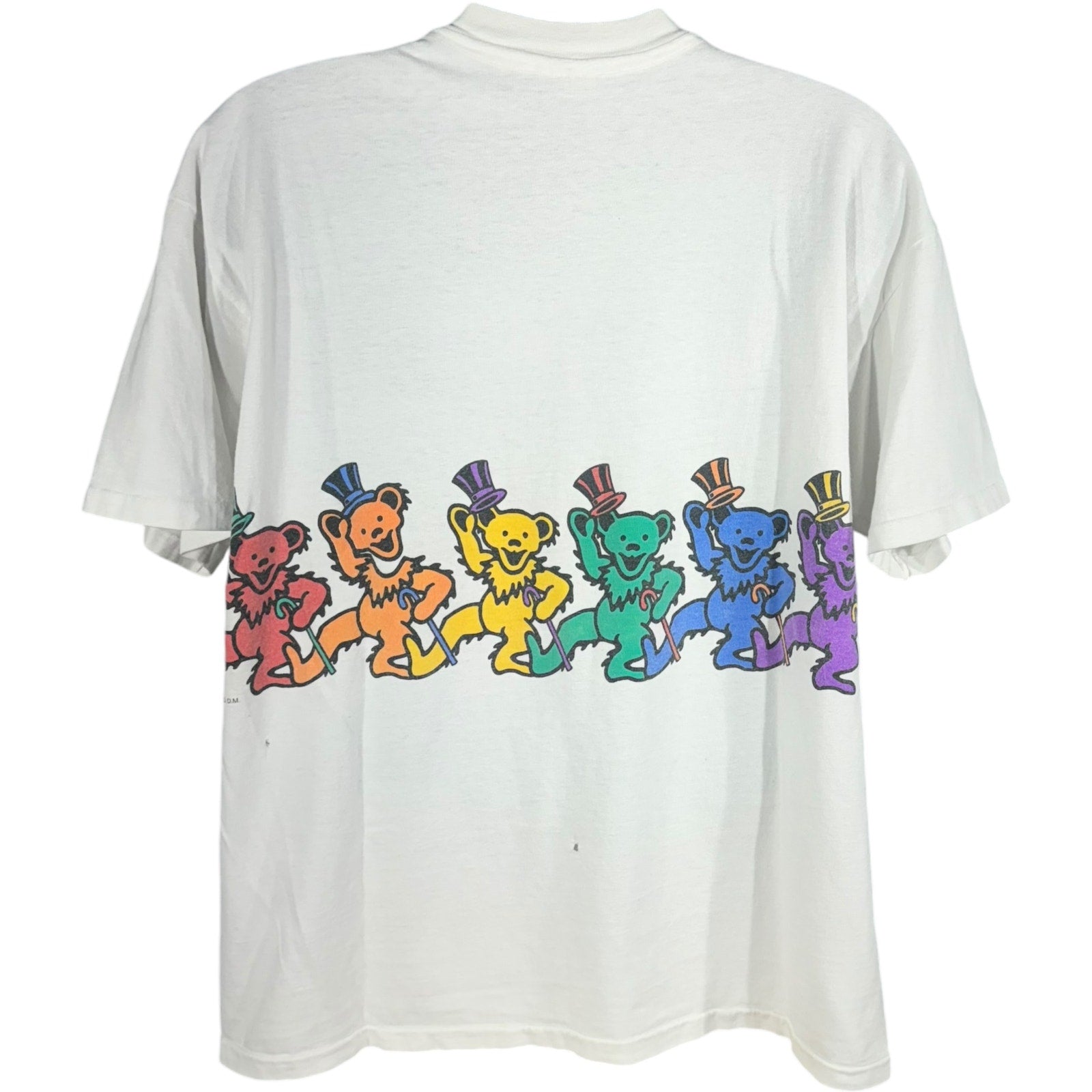 Vintage Grateful Dead Dancing Bears Wrap Around Tee 90s