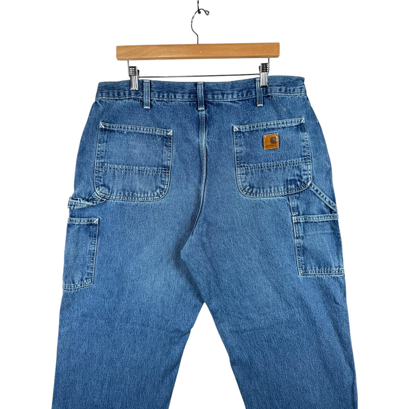 Vintage Carhartt Carpenter Utility Denim Pants 38
