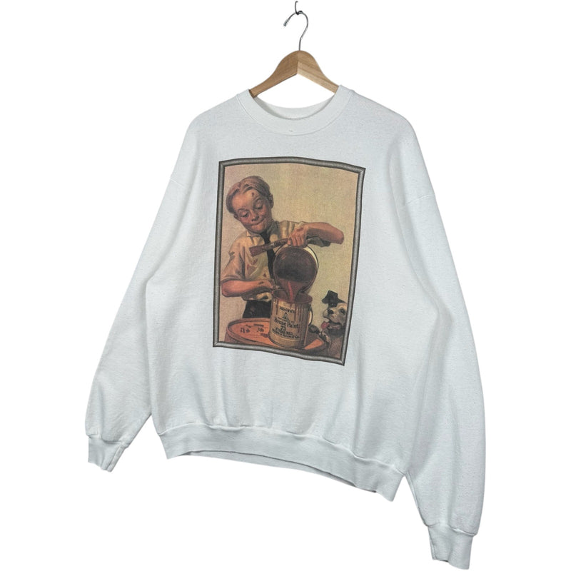 Vintage Moore's Paint Can Art Crewneck