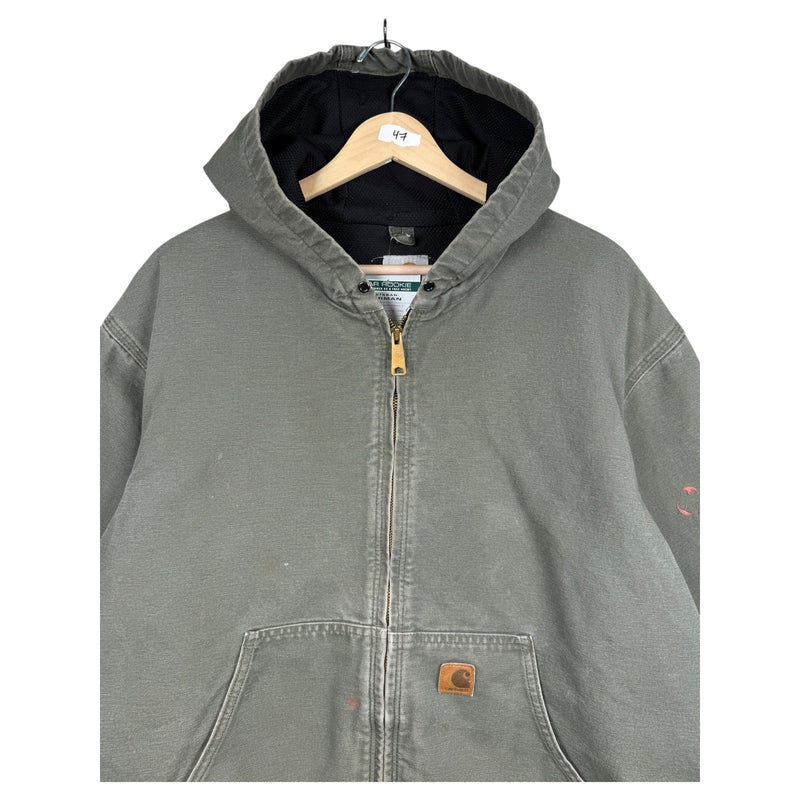 Vintage Carhartt Active Full Zip Hoodie