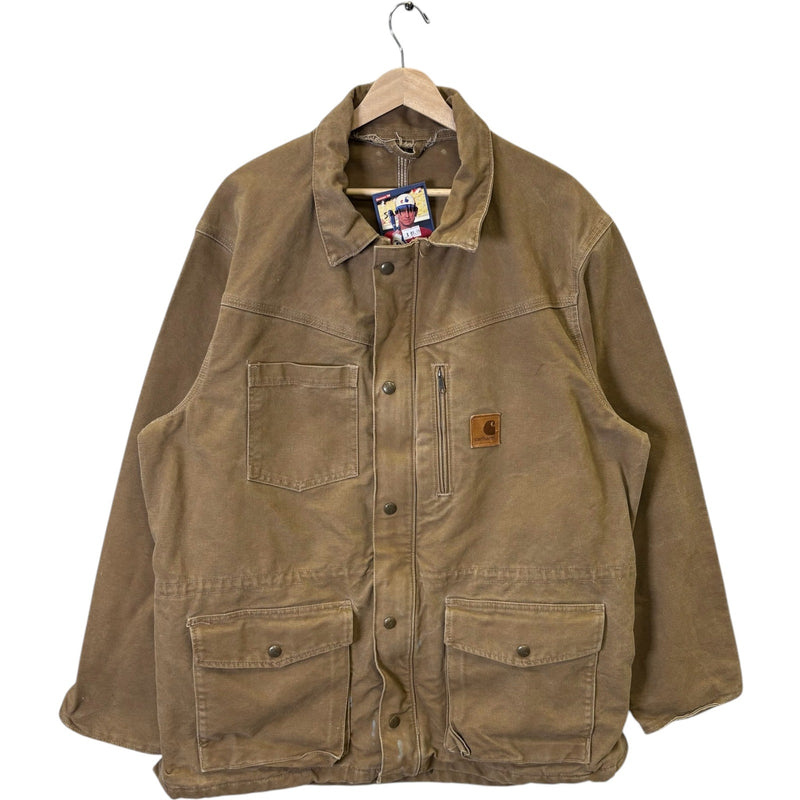 Vintage Carhartt Collared Full Zip Workwear Jacket