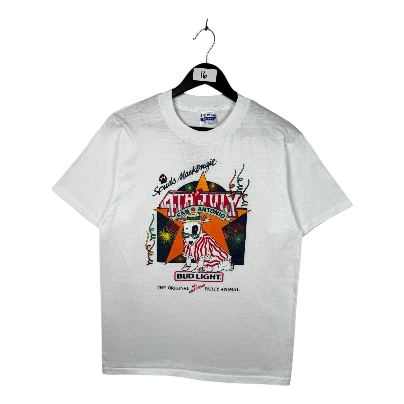 Vintage Spuds MacKenzie 4th of July Bud T-Shirt