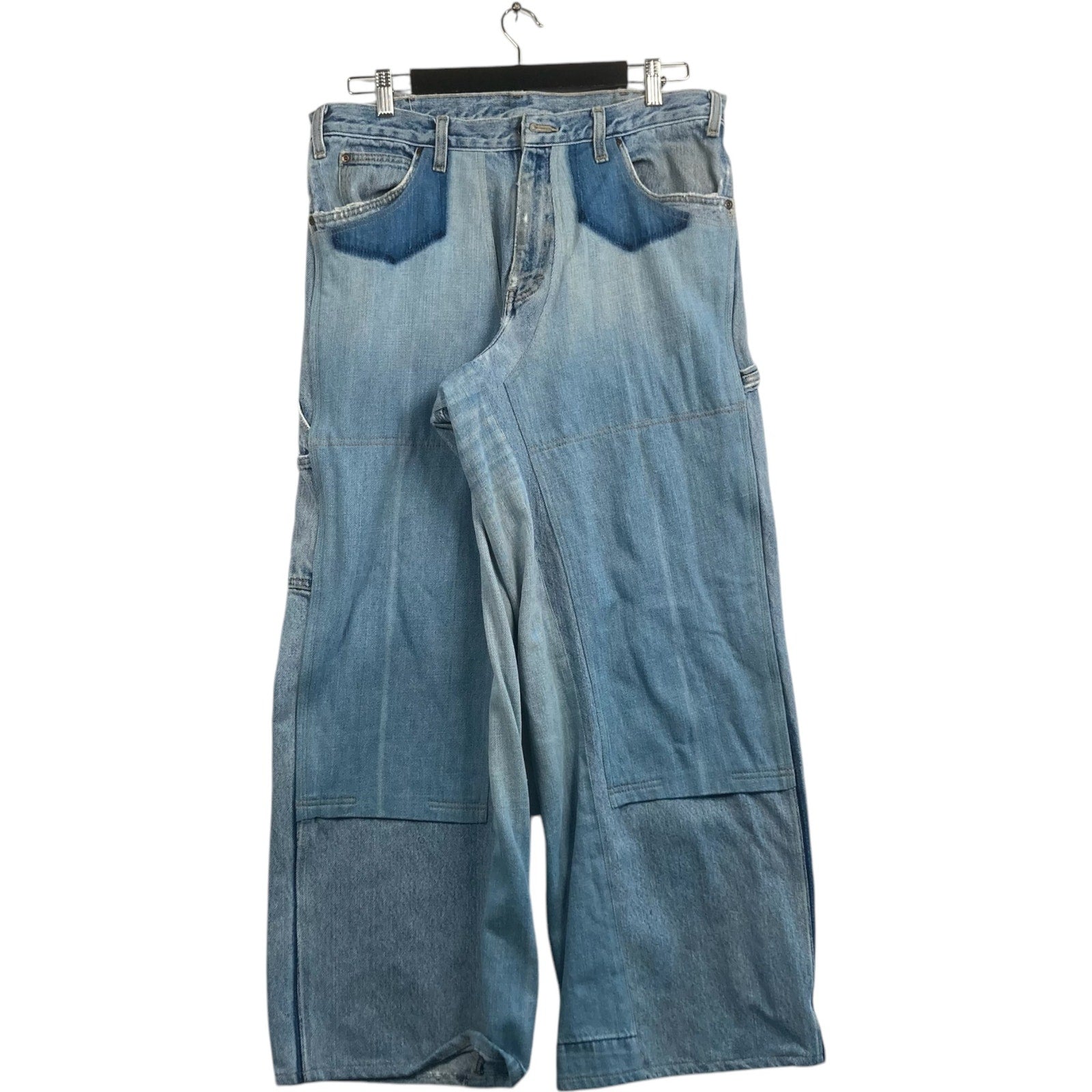 Vintage Cut & Sew Dickies Denim Carpenter Pants 34 x 30