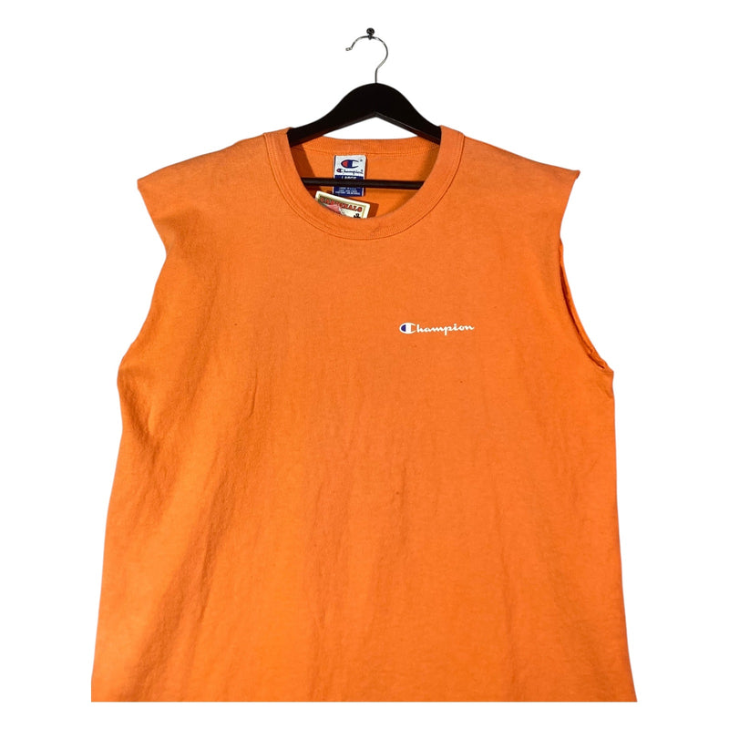 Vintage Champion Crewneck Muscle Sleeves Tank Top