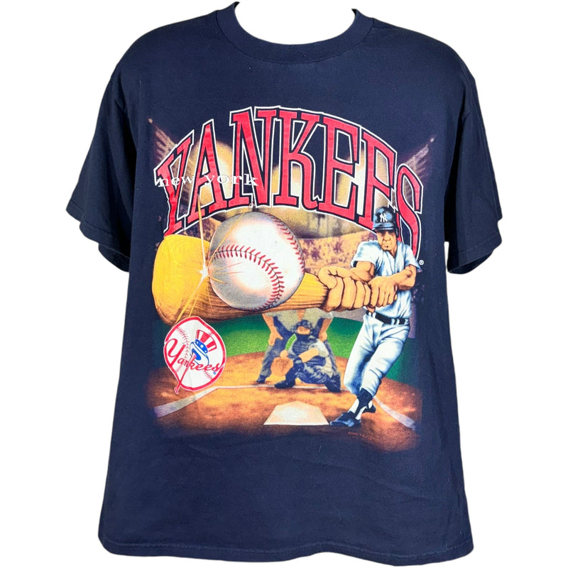 Vintage New York Yankees Caricature Home Run Tee 90s