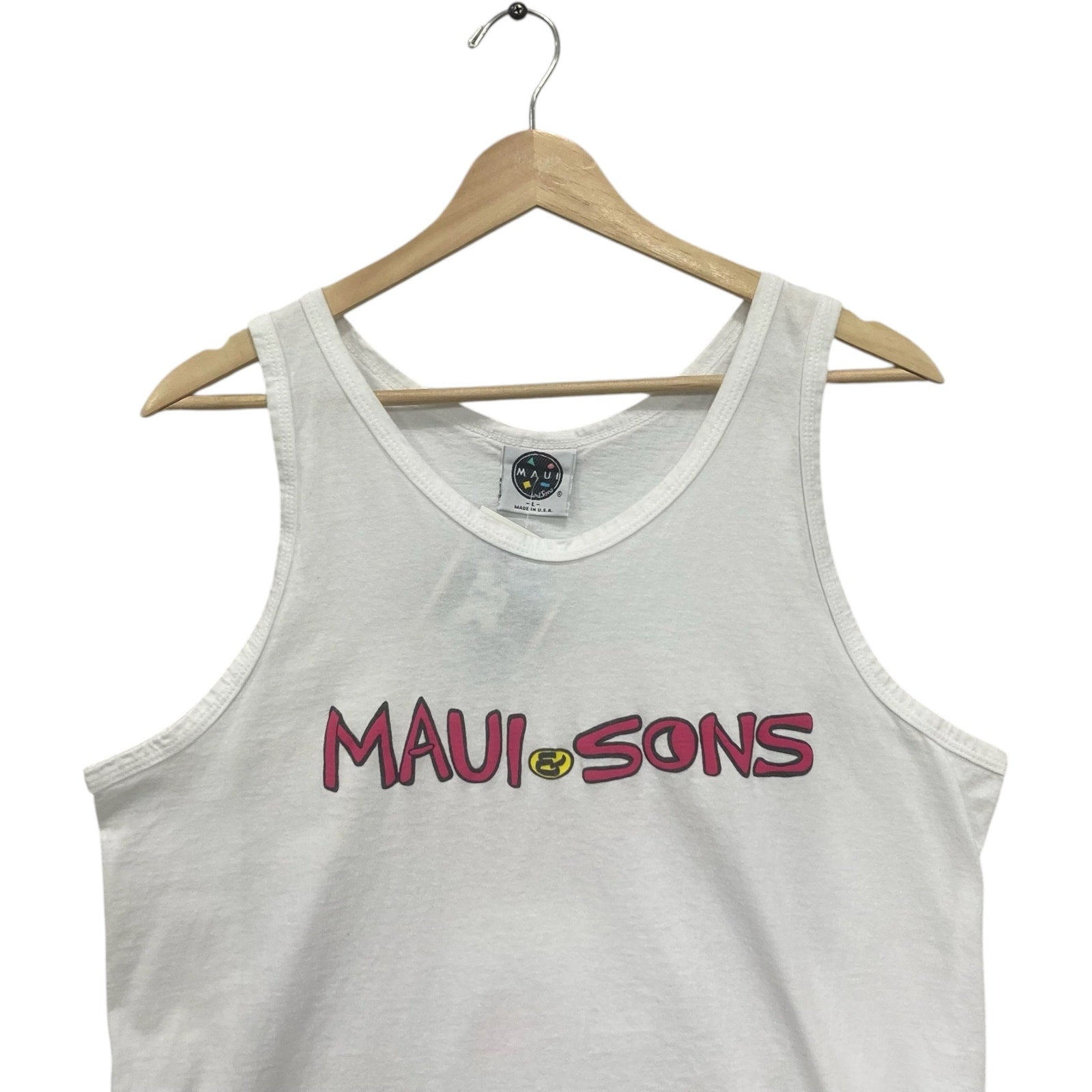 Vintage Maui And Sons High Natural Tank Top