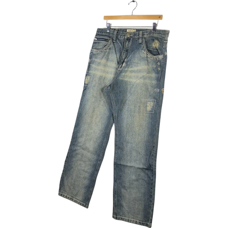 Y2K Miskeen Originals Straight Leg Denim Jeans 38