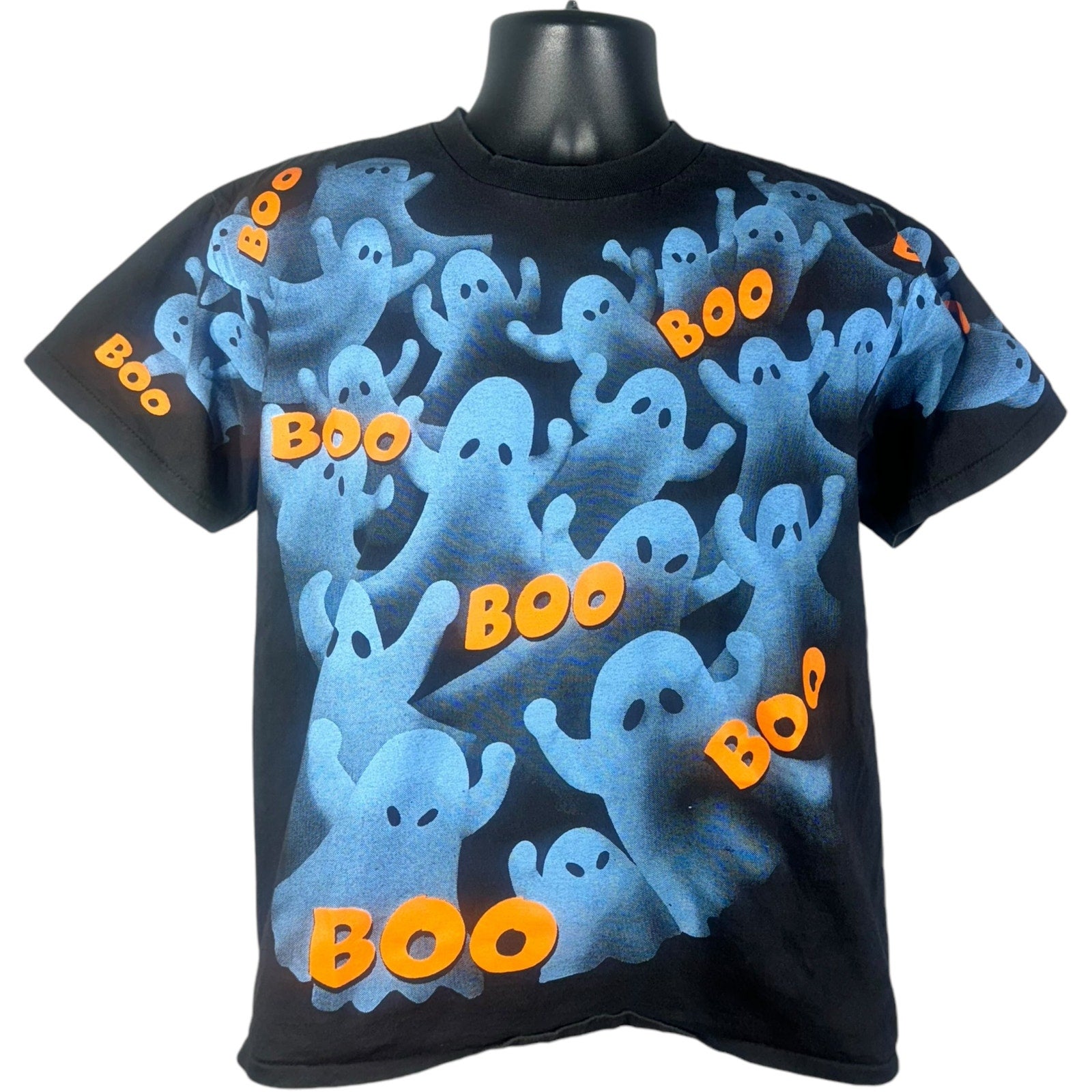 Vintage Ghost BOO Big Print Halloween Tee 90s