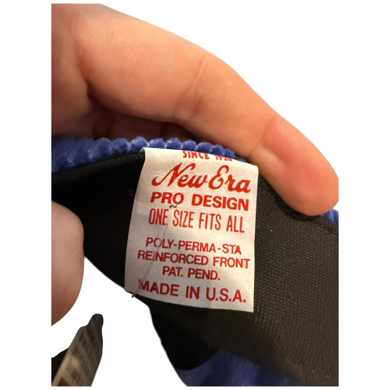 Vintage New Era New York Giants NFC NFL Corduroy Snapback Hat