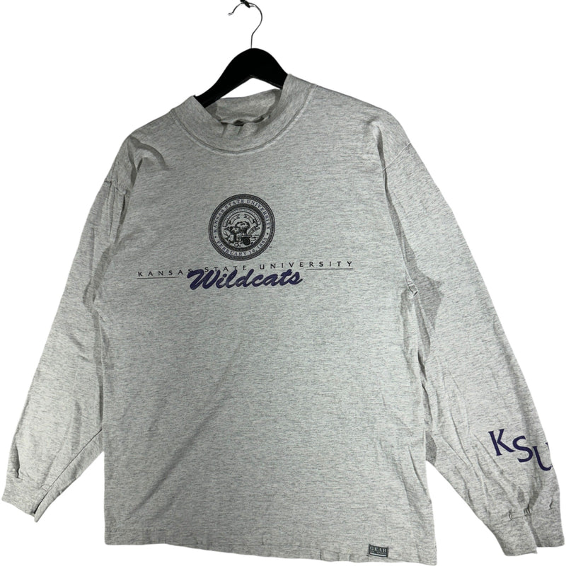 Vintage Kansas State University Wildcats Crest Long Sleeve