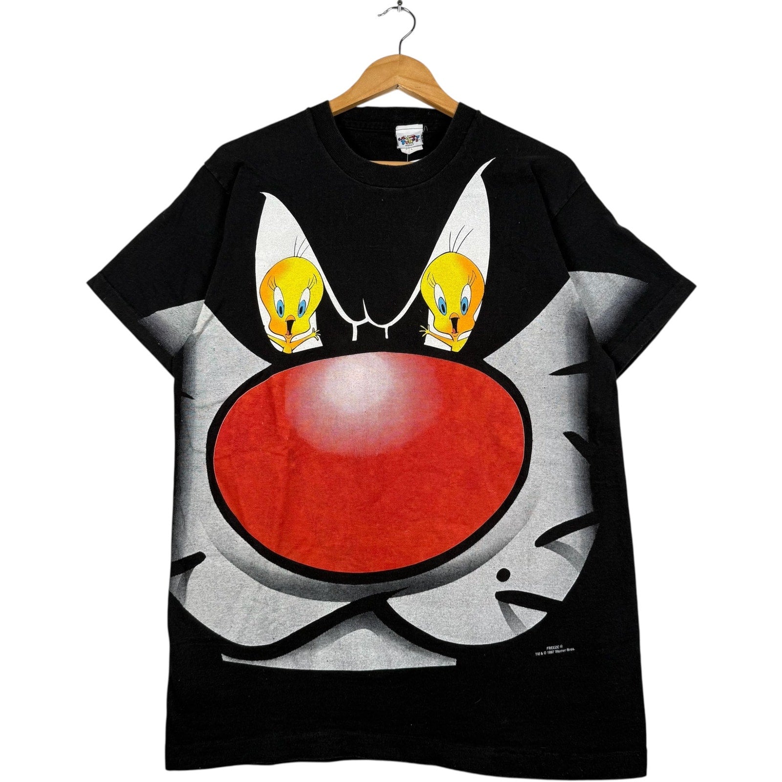 Vintage Looney Tunes Sylvester The Cat Tweetie Eyes Tee