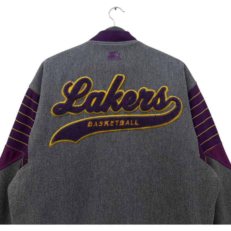 Vintage Los Angeles Lakers Starter Letterman Jacket 80s