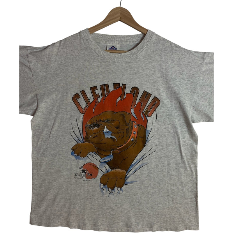 Vintage Cleveland Browns NFL Dawg Pound Bulldog T-Shirt