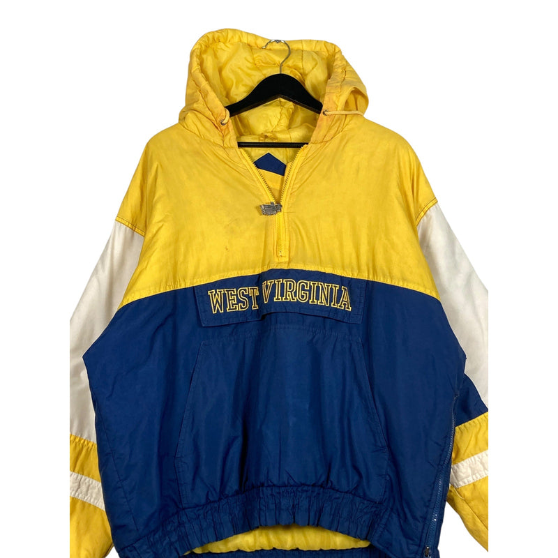 Vintage West Virginia 1/4 Zip Puffer Jacket