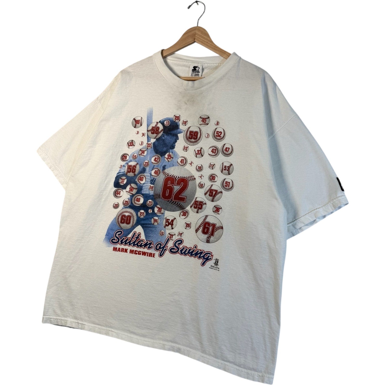 Vintage Starter Mark McGwire "Sultan of Swing" Tee