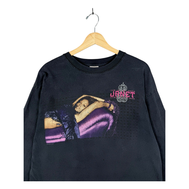 Vintage Janet Music Artist Long Sleeve T-Shirt