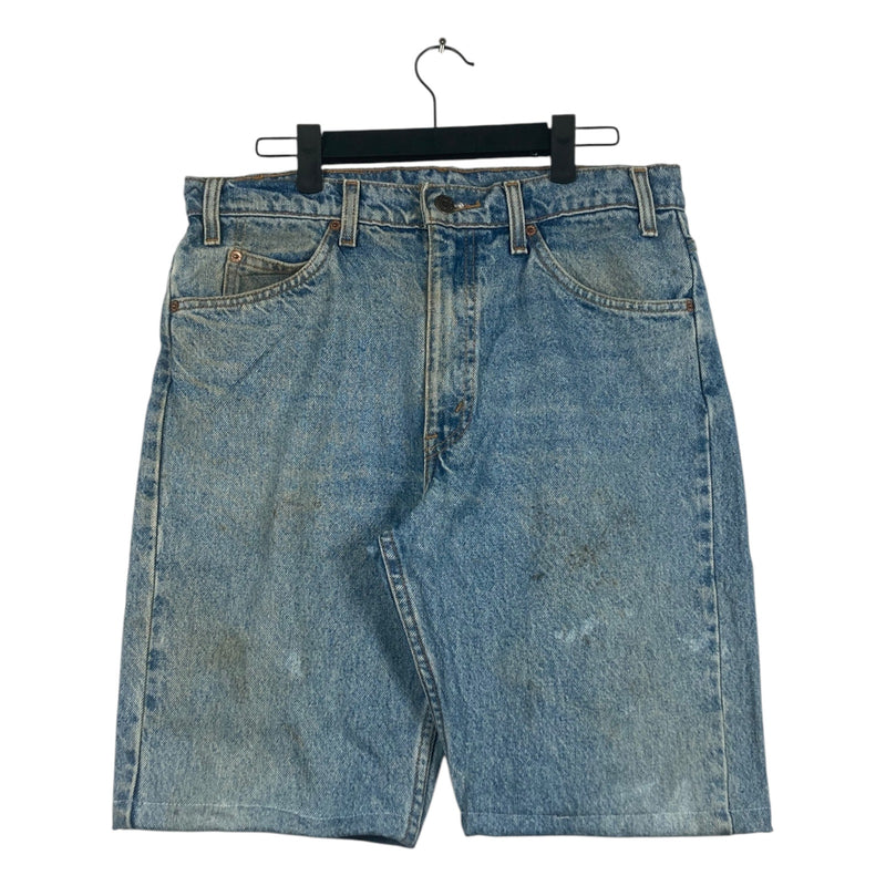 Vintage Levi's 505 Orange Tab Denim Shorts 33