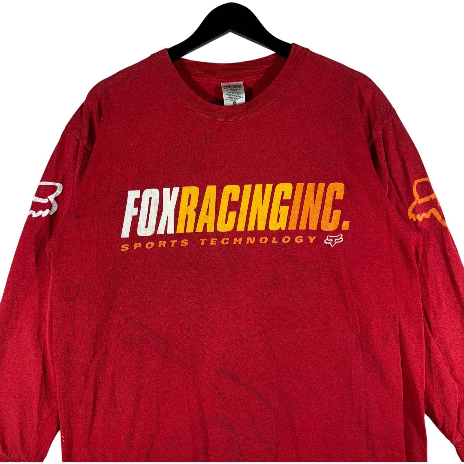 Vintage Fox Racing Squirt 400 Spellout Long Sleeve