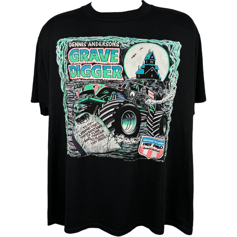 Vintage Dennis Anderson's Grave Digger Monster Truck Tee 90s