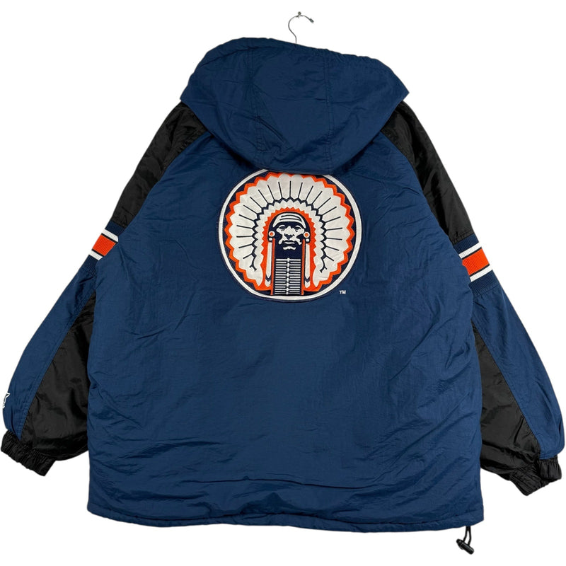 Vintage Starter University Of Illinois Puffer Jacket