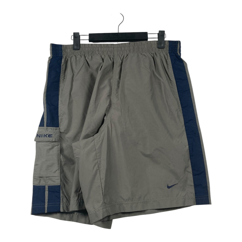 Vintage Nike Colorblock Workout Athletic Cargo Shorts
