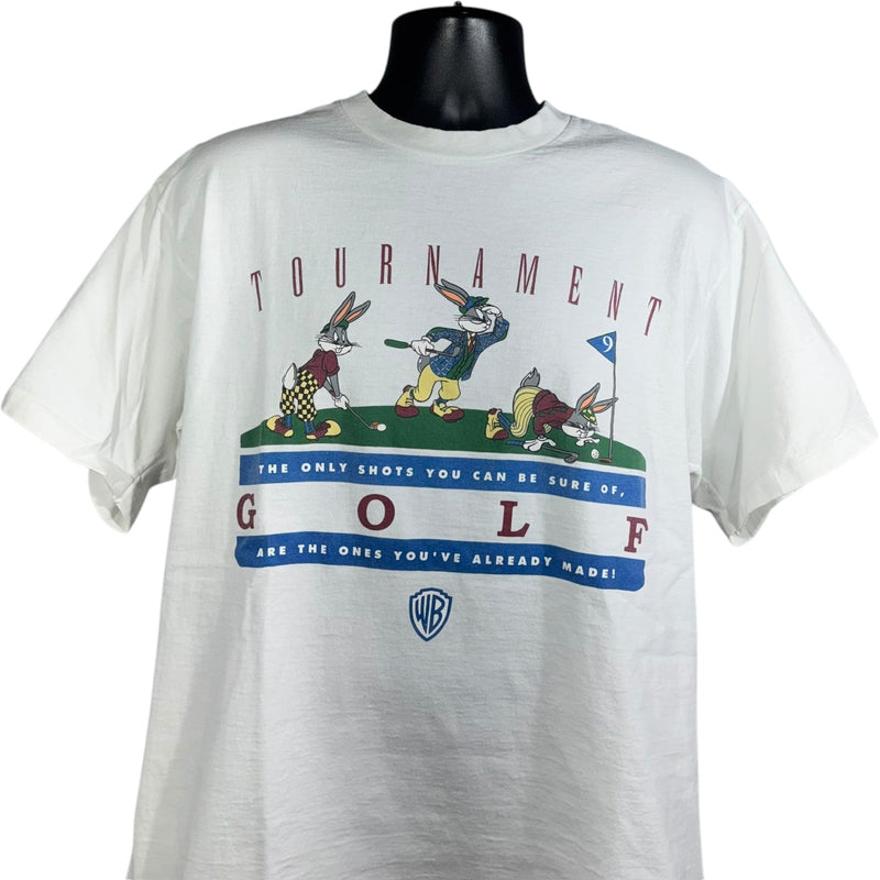 Vintage Looney Tunes Bugs Bunny Golf Tournament Quote Tee