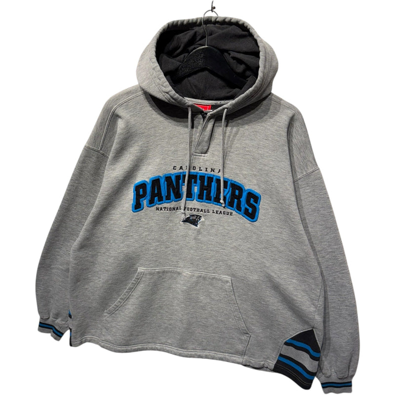 Vintage Carolina Panthers Embroidered Spellout NFL Hoodie