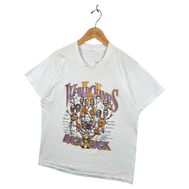 Vintage Los Angeles Lakers Back to Back NBA T-Shirt 80s