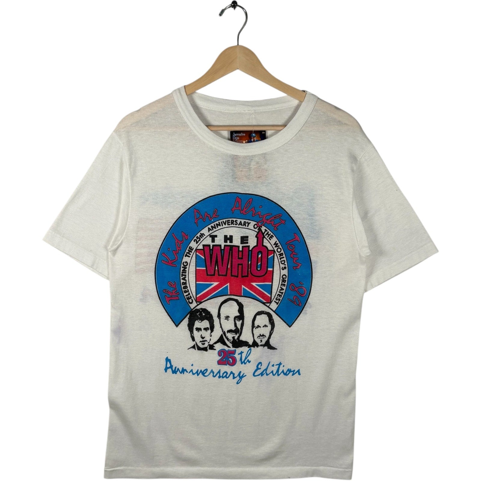 Vintage The Who 25th Anniversary Tour Tee '89