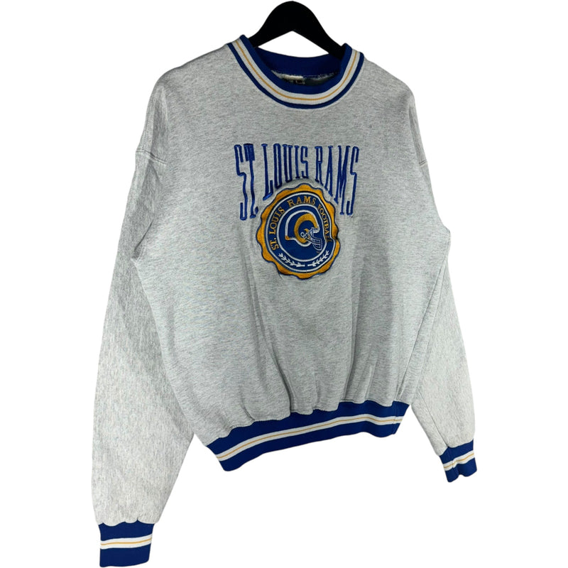 Vintage NFL St. Louis Rams Embroidered Crewneck